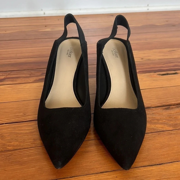 Botkier Heels Cobble Hill Black Suede Heels - Size 9.5 - Picture 4 of 10